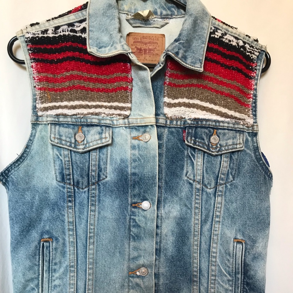 Levi Strauss riveted vintage vest sz S